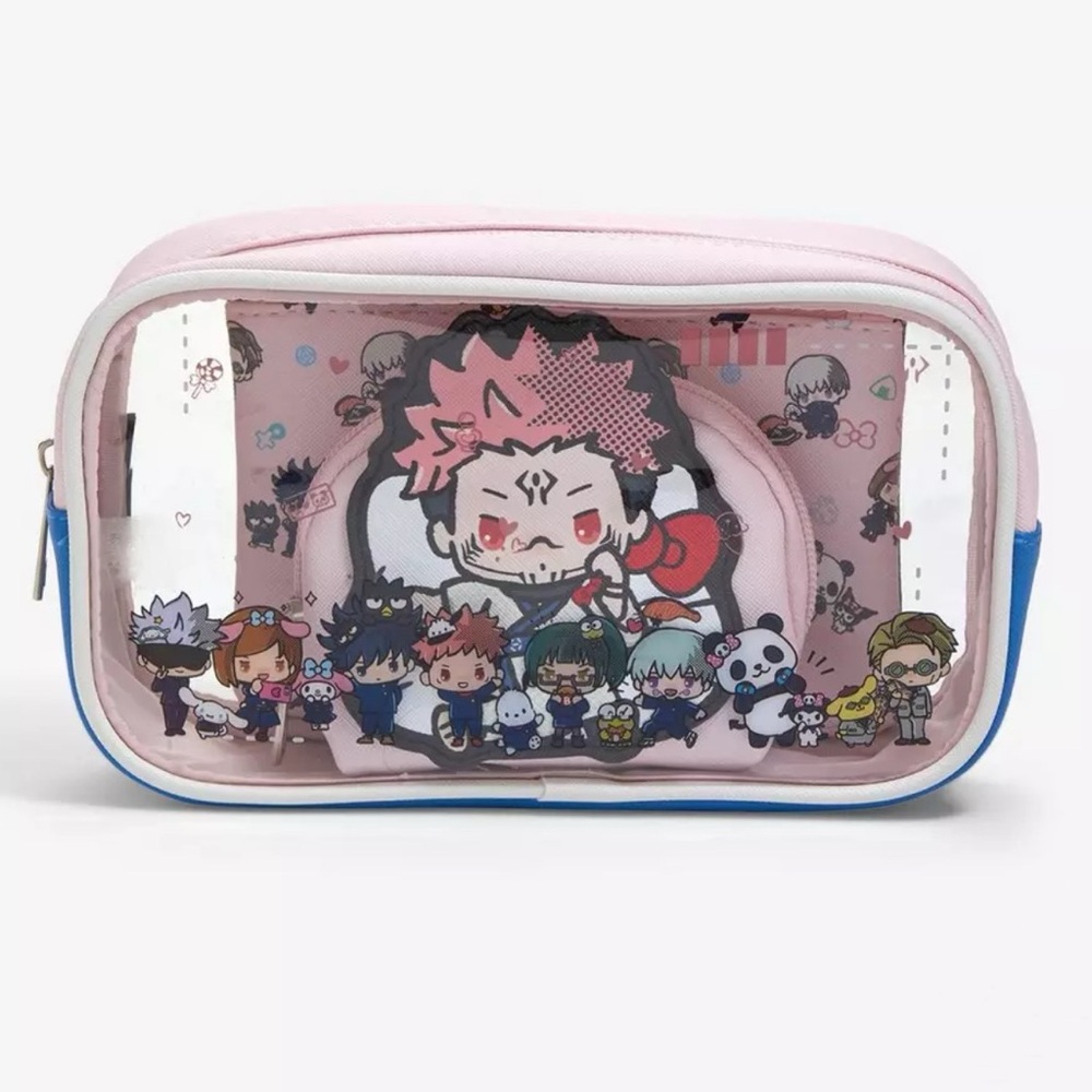 Jujutsu Kaisen x Hello Kitty & Friends Characters Cosmetic Bag Set